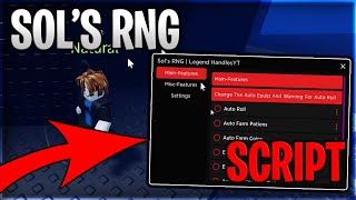 Sols RNG Script Hack Auto Farm Auto Reroll amp Item ESP  Roblox Pastebin 2024 [upl. by Sayette]