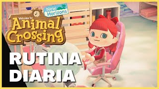 Rutina Diaria Animal Crossing New Horizons [upl. by Solrak821]