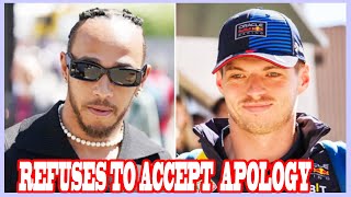 Max Verstappen refuses to accept Lewis Hamilton’s apology after incident in Imola practice [upl. by Annayt894]