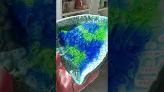 Make using glass in pottery safe by pouring a layer of artresin madewithclayshare [upl. by Svetlana]