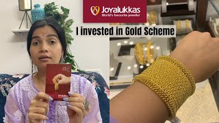 Joyalukkas new 10 months gold scheme🤩 How to startPay🤔 Glossy Broad Bangles collection too😍 [upl. by Esereht]