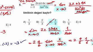 Enfes Limit Belirsizlik SorularıTamamen Anlama Garantili6 [upl. by Eldwen]