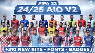 FIFA 22 SQUAD Update V2 2425 UNOFFICIAL  Mini Faces V12 [upl. by Bigg]