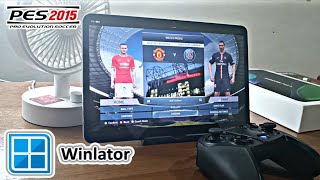 Winlator 71 Reloaded  PES 2015 Stabil 60 FPS  Manchester United vs PSG  Snapdragon 870™ [upl. by Dorcas]