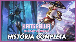 KAMIGAWA NEON DINASTY  História Completa  MTG LORE  Planeswalkers Phyrexianos [upl. by Keemahs]