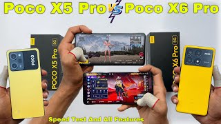 Poco x6 pro vs Poco x5 pro speed test and comparison all features game turbo and performance [upl. by Ojaras]