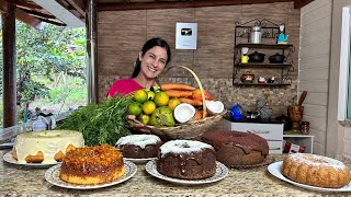 Festival de Bolos vários sabores feitos com produtos do sítio [upl. by Sikata775]