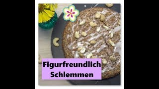 NussApfelkuchen ♥ Figurfreundlich ♥ leicht amp lecker [upl. by Yekcin]