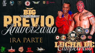 Emperador Azteca vs Negro Casas  Big Lucha presenta PreAniver2ario 1a parte [upl. by Koppel525]