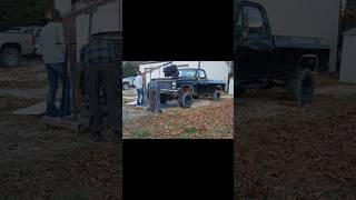 Momentary Lapse of Horsepower 1986 Squarebody Engine Removal [upl. by Ahsimin]