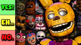 I Ranked EVERY FNAF Animatronic Based on DBD Killer Possibility [upl. by Mcilroy130]