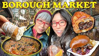 Must Eats of Londons BOROUGH MARKET Delicious Food Tour [upl. by Pravit375]