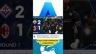 Fiorentina 21 Milan David de Gea Gagalkan Penalti Krusial SeriA [upl. by Richard]