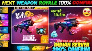 Next Weapon Royale New Weapon Royale Free Fire 🥳🤯 Free Fire New Event Ff New Event New Event Ff [upl. by Daren]