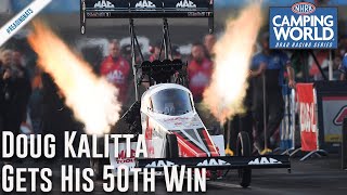 Doug Kalitta gets his 50th career win [upl. by Aitropal]