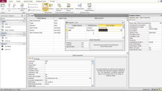 Databases with Microsoft Access 10 –Field Indexing Primary Keys Index Creation [upl. by Ynattirb]