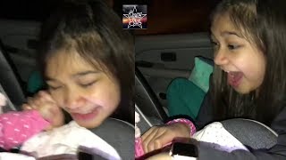 Angelica hale singing for her lil sister in car [upl. by Evot]