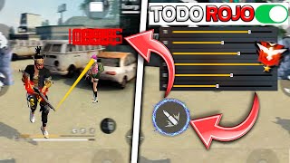 ✅SENSIBILIDAD FREE FIRE SEGUIMIENTO CABEZA😱 CONFIGURACIÓN PARA DAR TODO ROJO EN FREEFIRE [upl. by Attelocin]