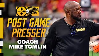 Coach Mike Tomlin Postgame Press Conference Week 1 at Falcons  Pittsburgh Steelers [upl. by Lidah]