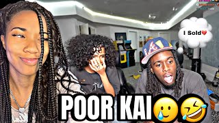 MiahsFamous Reacts To Kai Cenat Trying to Rizz Up TYLA ​⁠ REACTION [upl. by Blank984]