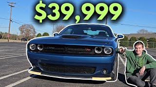 The Dodge Challenger Scatpack is INSANE  Full Review [upl. by Siekram]