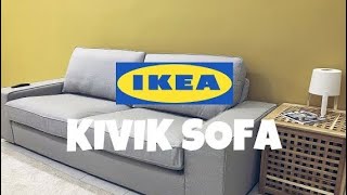 KIVIK Sofa Unboxing amp Assembling  IKEA How To [upl. by Vil]