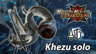 MHGen Highrank Khezu solo Adept Lance  250 [upl. by Atteyek636]