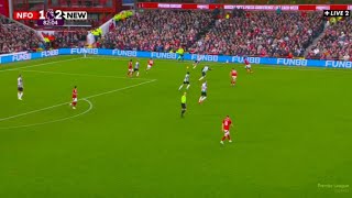 Harvey Barnes Goal Nottm Forest Vs Newcastle United 13 All Goals Analysis amp Extended Highlights [upl. by Devora592]