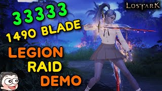 Remaining Energy Blade 1490 Gameplay  Brelshaza Legion Raid  Lost Ark [upl. by Hanahsuar126]