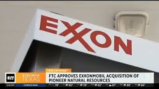 FTC approves Exxonmobil acquisition of Pioneer Natural Resources [upl. by Dnilasor]