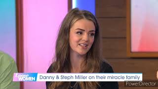 Danny amp Steph Millers Interview on Loose Women 18823 [upl. by Ardnazil]