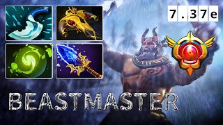 BEASTMASTER  Off Lane  Gameplay 4K  Dota 2  V737E [upl. by Salomone]