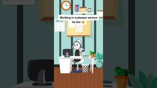 Miss V in Customer service animation funnyvideo gplus comedy [upl. by Fabio]