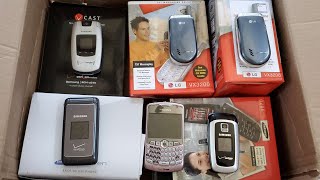 6Piece Verizon Phone Lot Unboxing ORIGINAL BOXES [upl. by Stalder333]