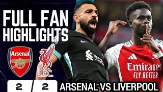 ARSENAL VS LIVERPOOL 22 HIGHLIGHTS PREMIERE LEAGUE EPL 202425  NBA USA POINT [upl. by Rodmur118]