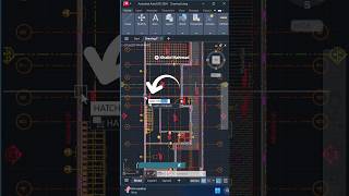 AutoCAD Tips  4  Hatchtoback command using AutoCAD shorts architecture [upl. by Lelith]