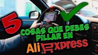 5 cosas de Aliexpress que DEBES COMPRAR para tu coche [upl. by Harpole]