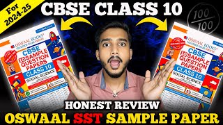 Oswaal Sample Paper For Class 10 Social Science  Honest Review  Best Sample Paper Class 10 202425 [upl. by Ttirrej408]