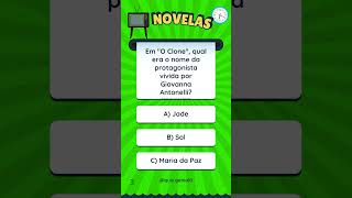 quotDesafiese Quiz de Novelas Brasileiras Icônicasquot [upl. by Beitch]