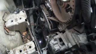 Peugeot  Citroen 16 HDI  Timing Belt amp Water Pump Replacement [upl. by Eedyaj605]