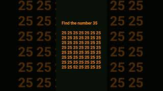 find the number 35 [upl. by Secilu]