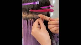 New way of hairdressing hairsalon hairextensions hairstyle hairandmakeup hairsupplier [upl. by Rayford]