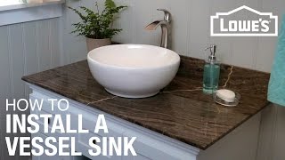 How to Install a Vessel Sink [upl. by Davena281]