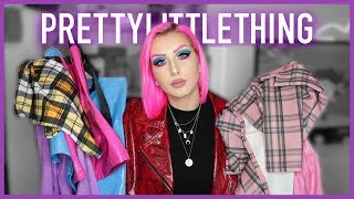 JE TESTE PRETTY LITTLE THING  🧐 Haul amp TryOn [upl. by Anyale89]