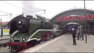 Mit der schnellsten Dampflok der Welt 18 201 nach Wroclaw Breslau [upl. by Einaej]