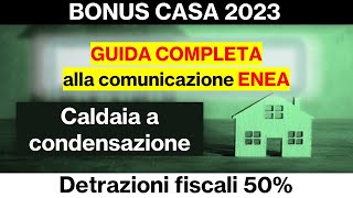 Bonus Casa 50  Caldaia [upl. by Olegnaid]