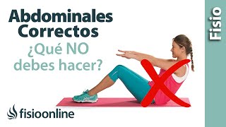 Lo que debes y NO debes hacer para tonificar los abdominales [upl. by Towrey]