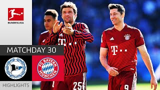 Arminia Bielefeld  FC Bayern München 03  Highlights  Matchday 30 – Bundesliga 202122 [upl. by Eidarb351]