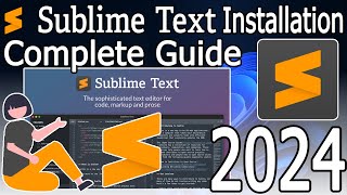 How to install Sublime Text 4 on Windows 1011  2024 Update  Demo Program [upl. by Gio]