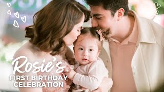 ROSIES FIRST BIRTHDAY CELEBRATION  Jessy Mendiola [upl. by Ojiram826]